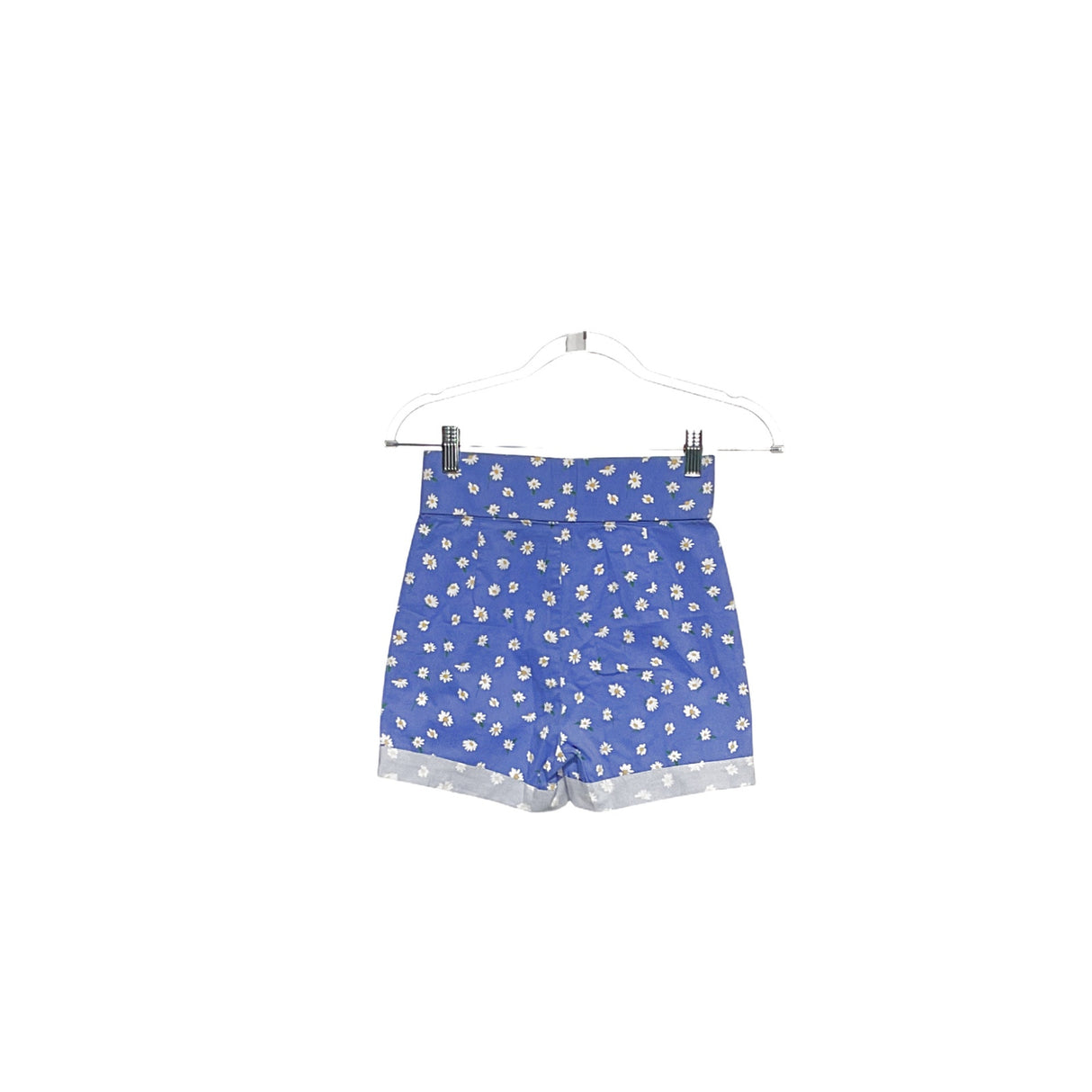 ZARA Sailor Blue Floral Shorts