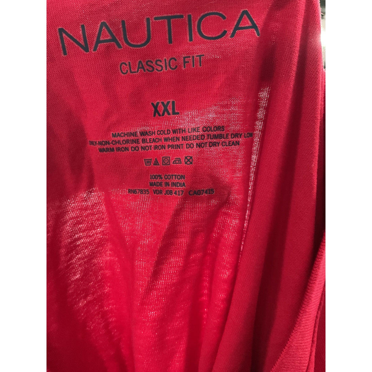 Nautica Red Men's T-Shirt XXL