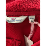 Vineyard Vines Red Henley Sweater 3X