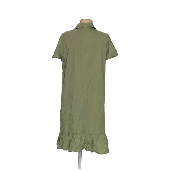 Lucky Brand Green Shirt Dress - Women's Size S