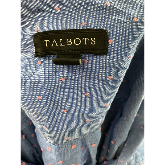 Multicolor Talbots Button-Up Top L