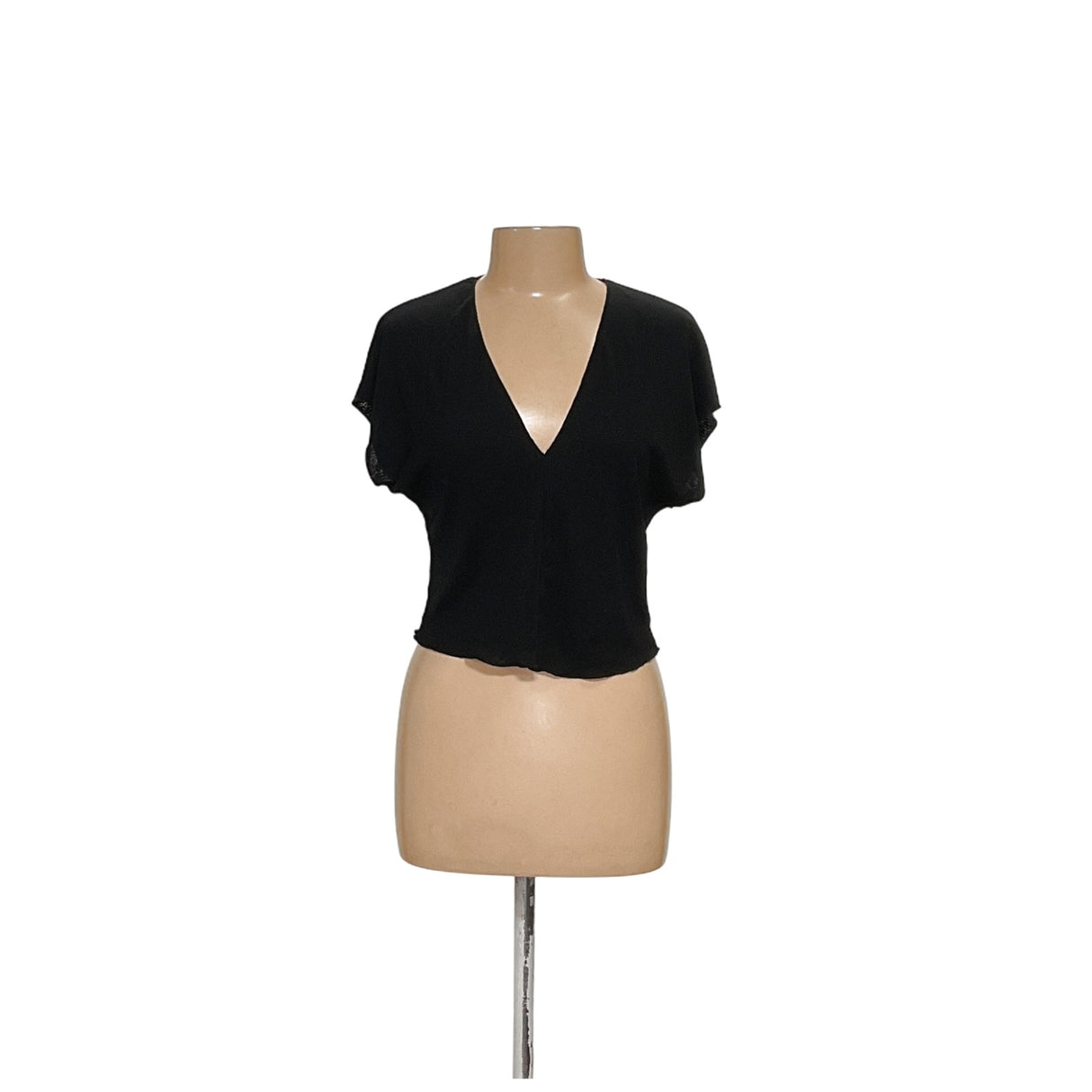 ZARA Black Polyester Blouse - Women's S