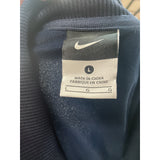 Nike Blue Full Zip Men's Sweater, L