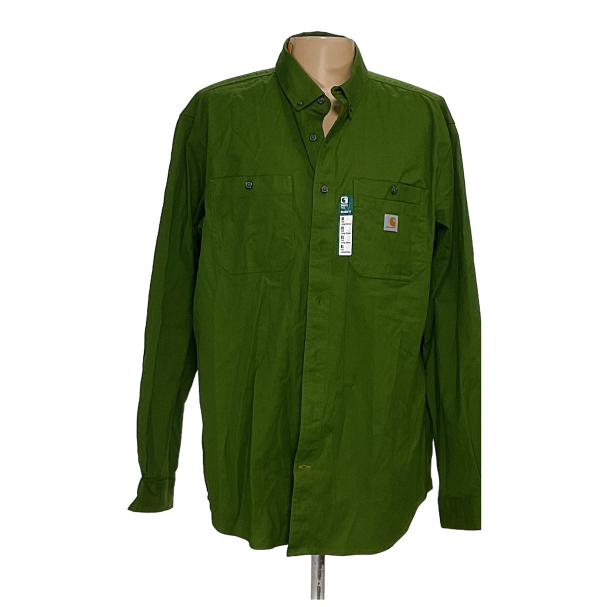 Carhartt Green Big & Tall Button-Up Shirt