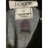 J. CREW Black Blouse Size 10