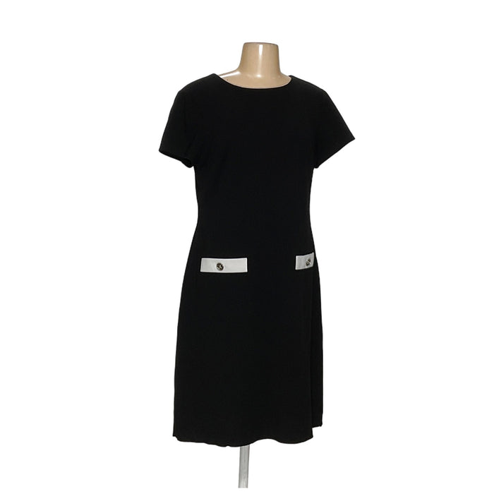 Tommy Hilfiger Black Sheath Midi Dress