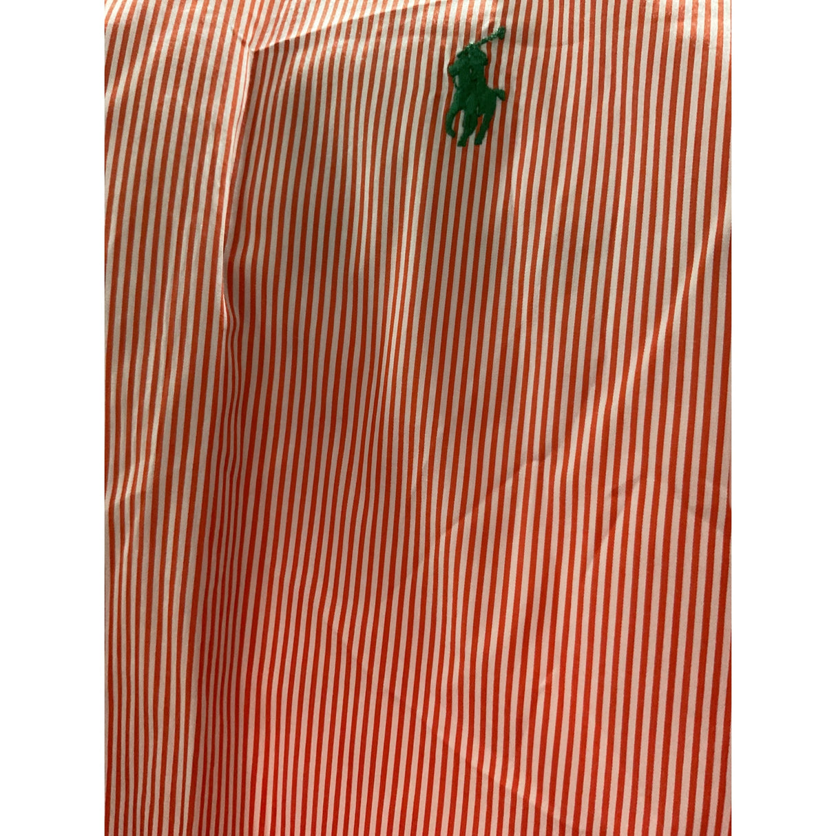 Ralph Lauren Men's Orange Striped Shirt - Size XL