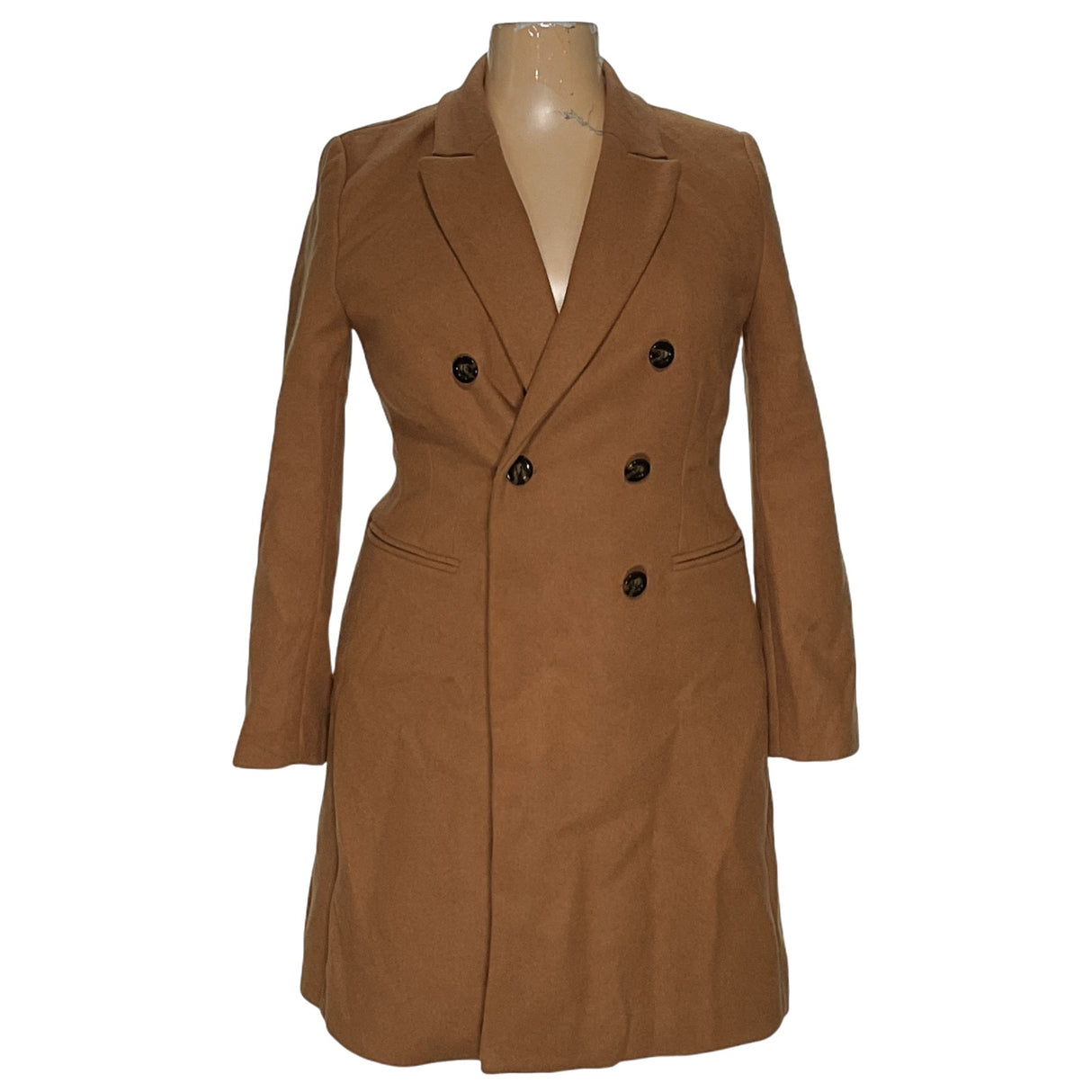 Ann Taylor Brown Trench Coat - Women's L