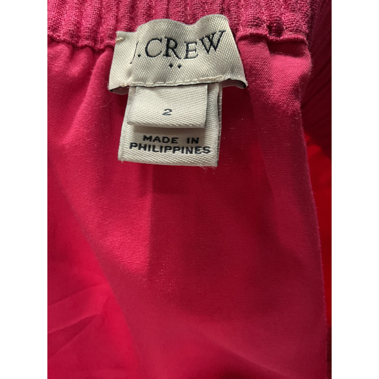 J. Crew Pink Cotton Mini Skirt