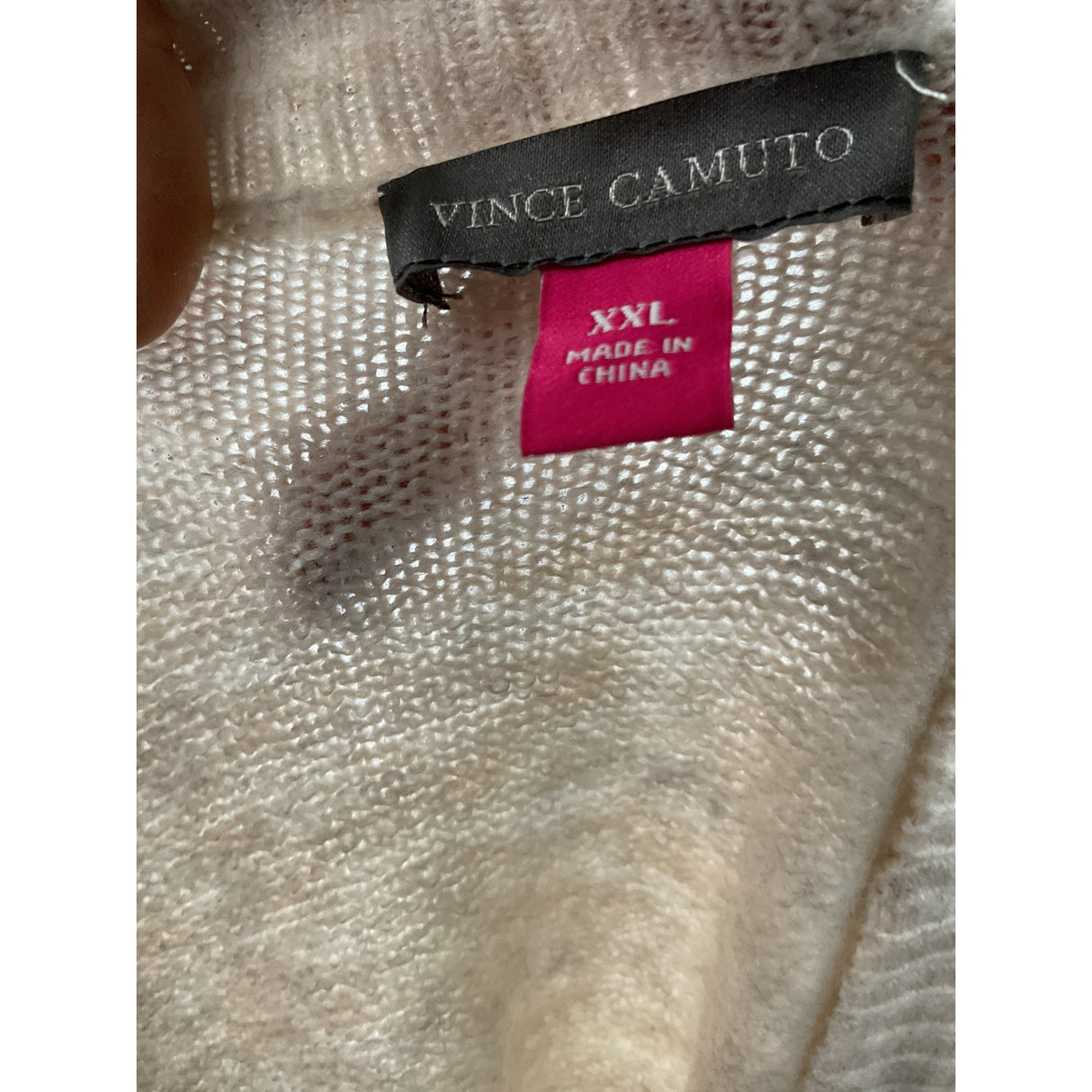 Vince Camuto Beige Sweater XXL