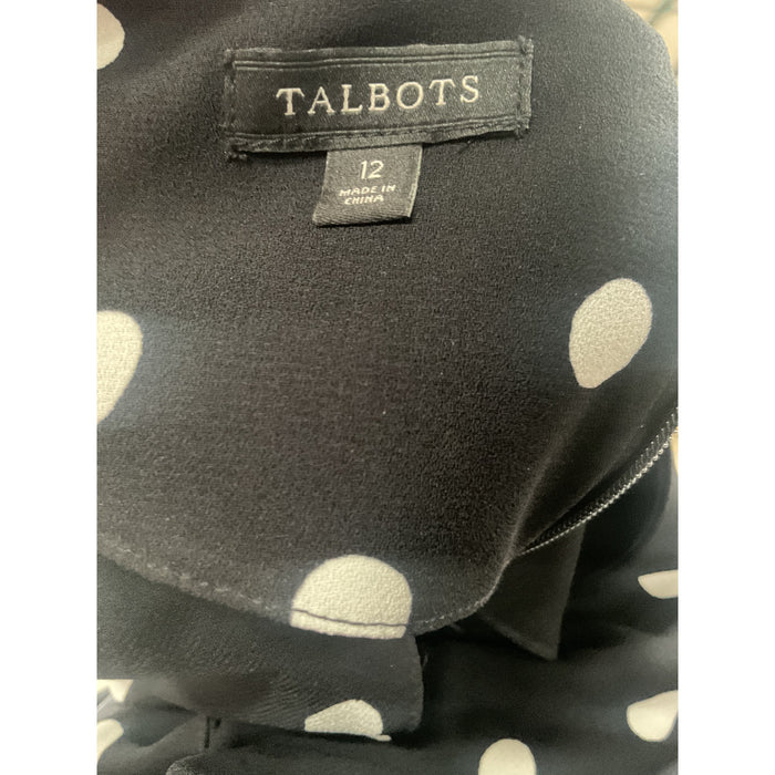 Talbots Black Shift Dress - Size 12