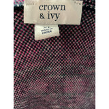 Crown & Ivy Green Plaid Cardigan - XL