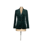 J.CREW Green Cotton Blazer, Women's Size 0