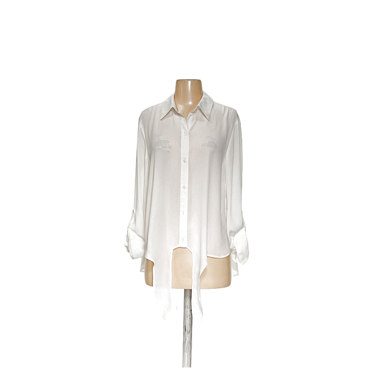 Chico's White Button-Up Women's Top