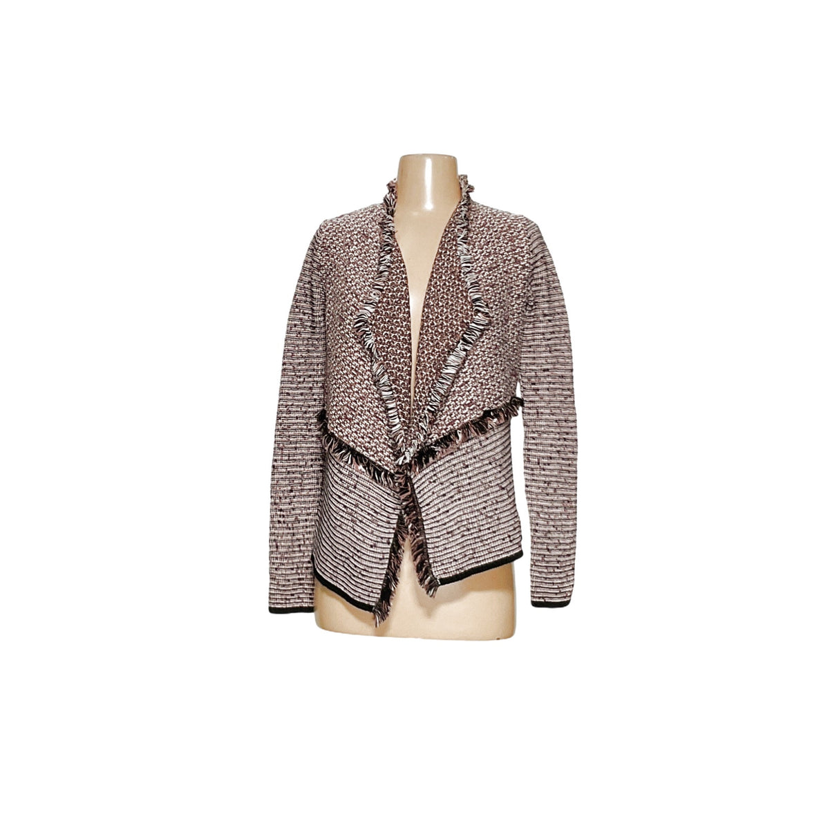 WHBM Multicolor Blazer - Women's Cotton Knit Basic Jacket