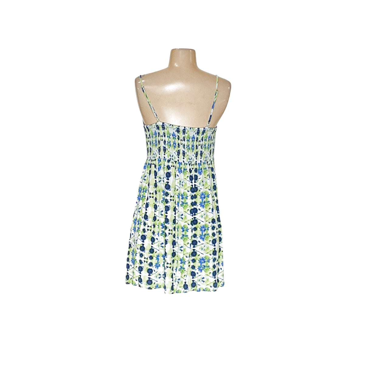 Aerie Green Viscose A-Line Dress