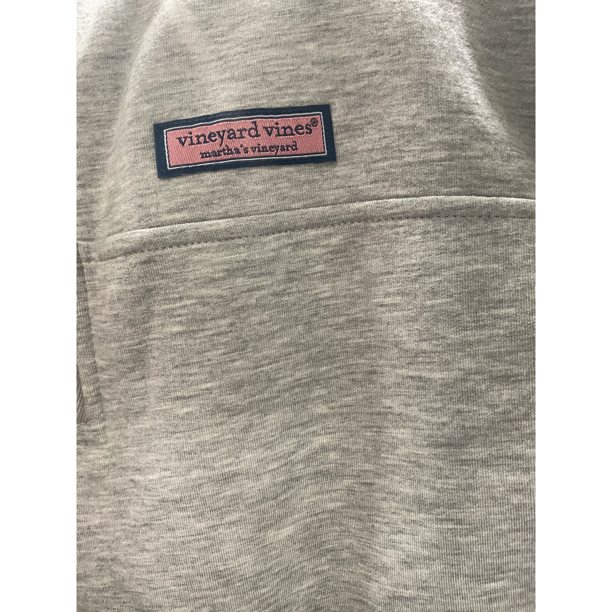 Vineyard Vines Gray Henley Sweatshirt