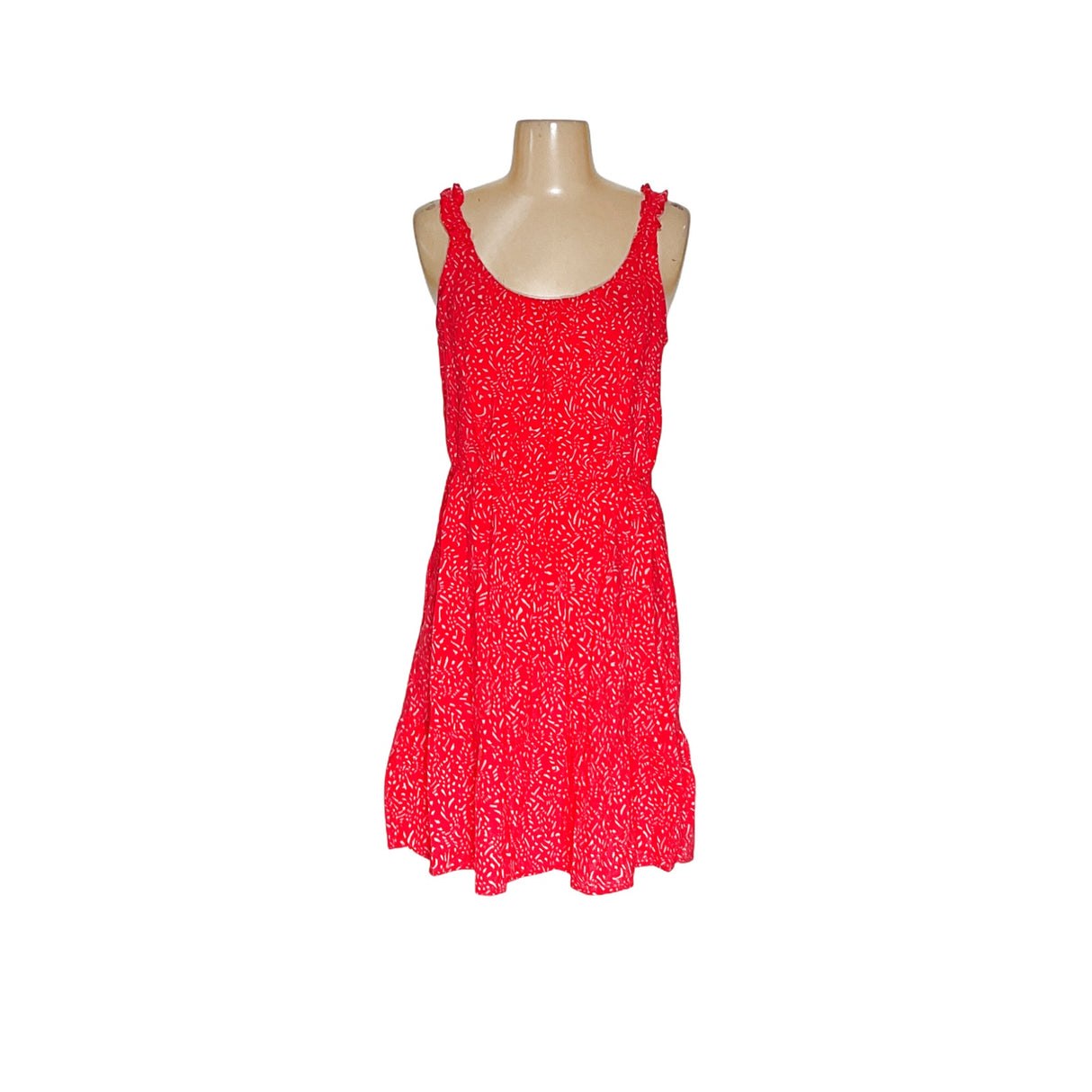 BR Red Blouson Dress (Size S)