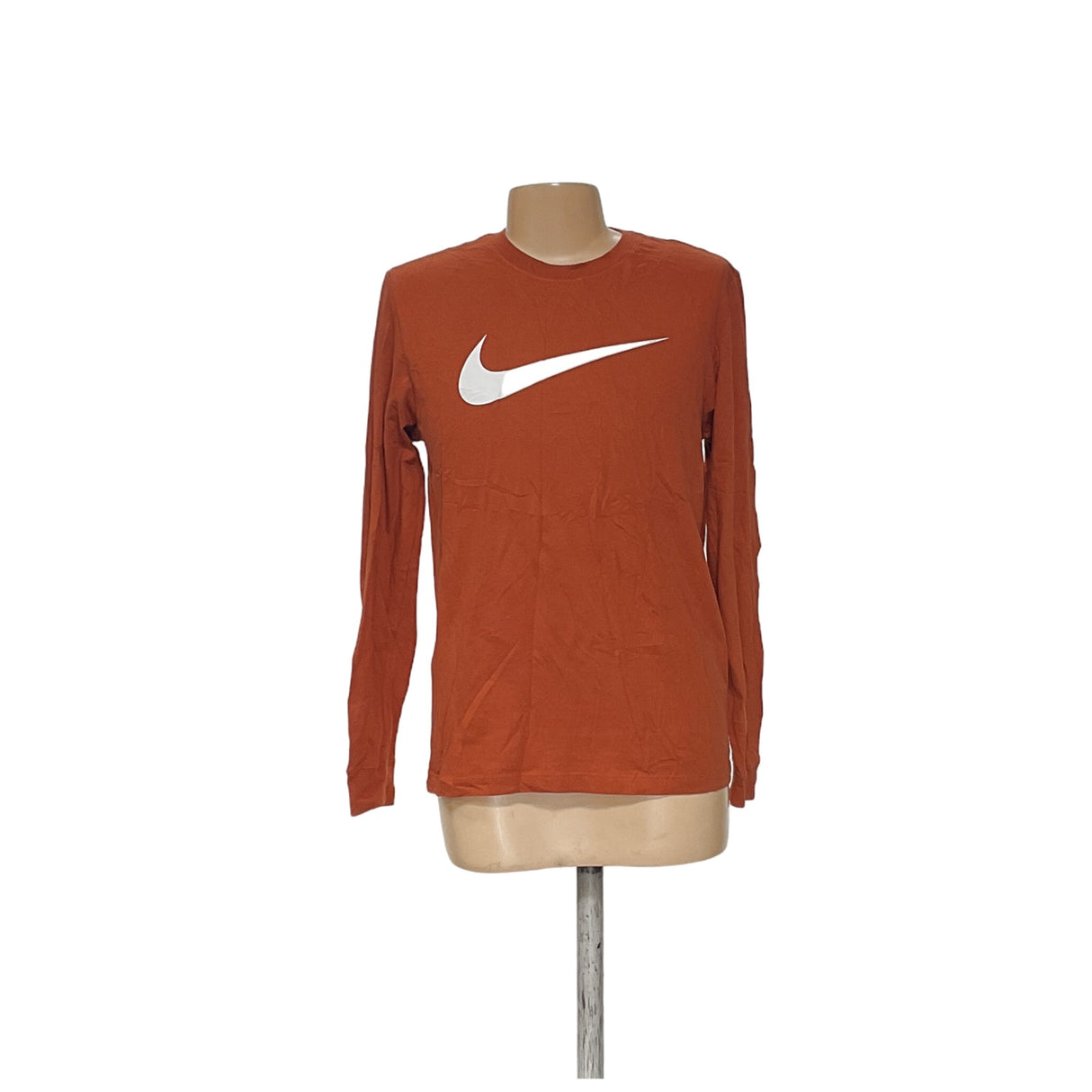 Nike Men's Orange Cotton T-Shirt - Size M