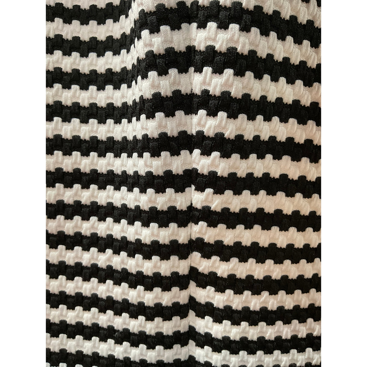 GUESS White Striped Midi Dress