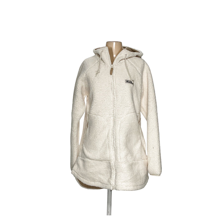 Columbia Women's Full Zip Sweater - White (XL)