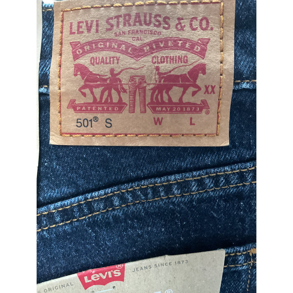 Levi's Blue Ankle Jeans 27/28