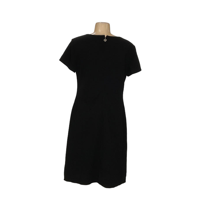 Tommy Hilfiger Black Sheath Midi Dress