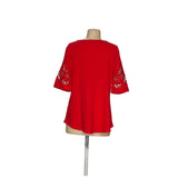 Charter Club Red Cotton Blouse - Women's M