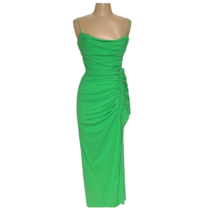 ZARA Green Maxi Dress - Women's XS