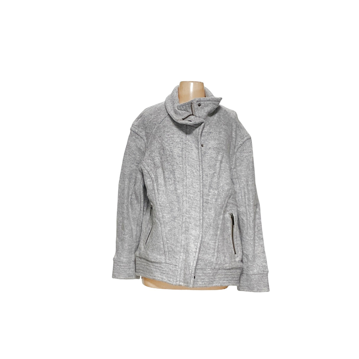 Banana Republic Gray Full Zip Women's Jacket