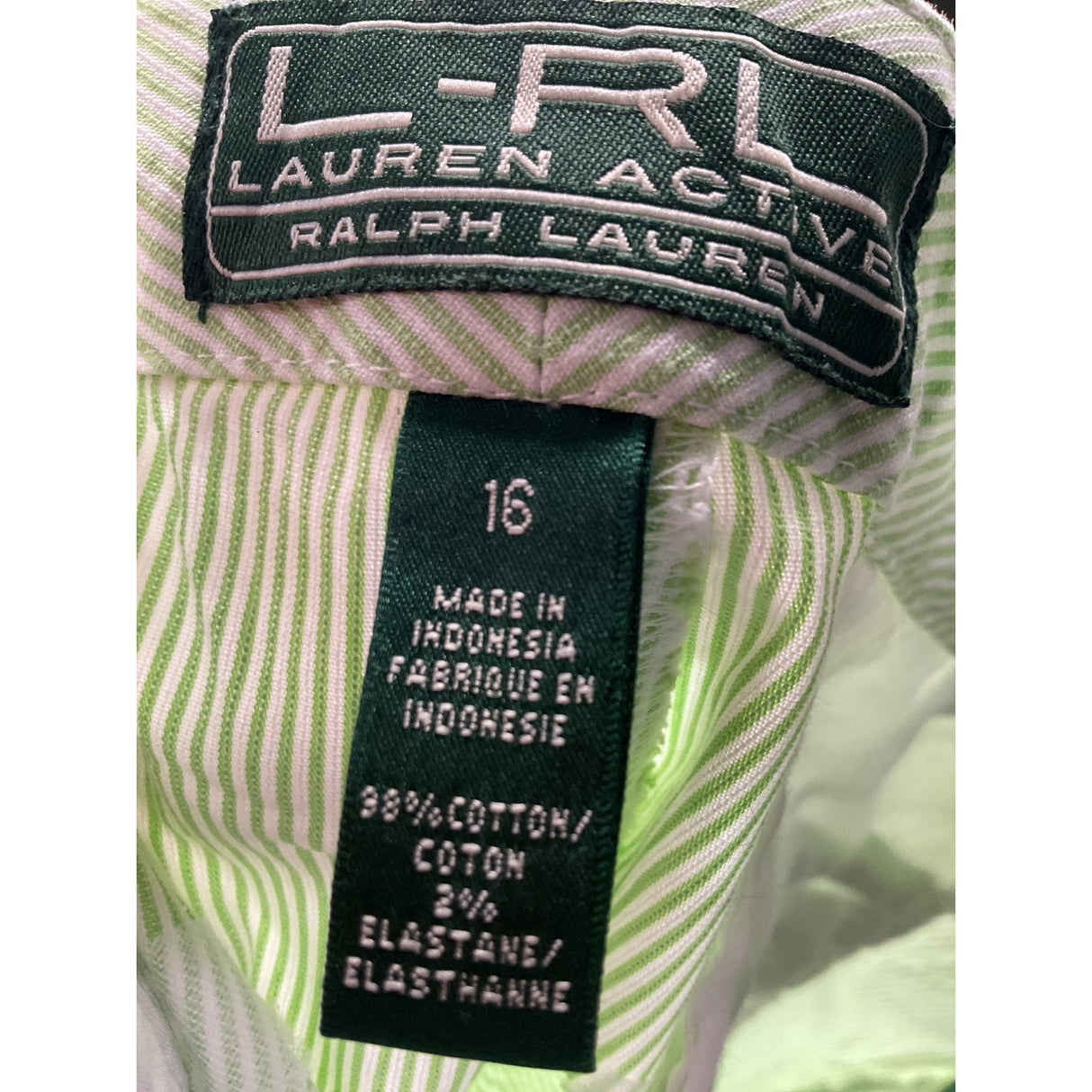 Lauren Ralph Lauren Green Bermuda Shorts