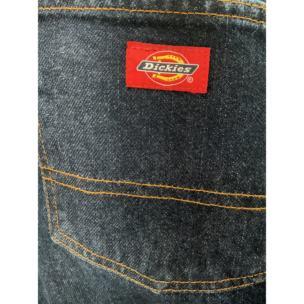 Dickies Blue Jeans Size 38/32 Straight Regular Cotton