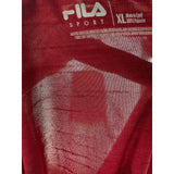 Fila Men's Red XL Activewear T-Shirt