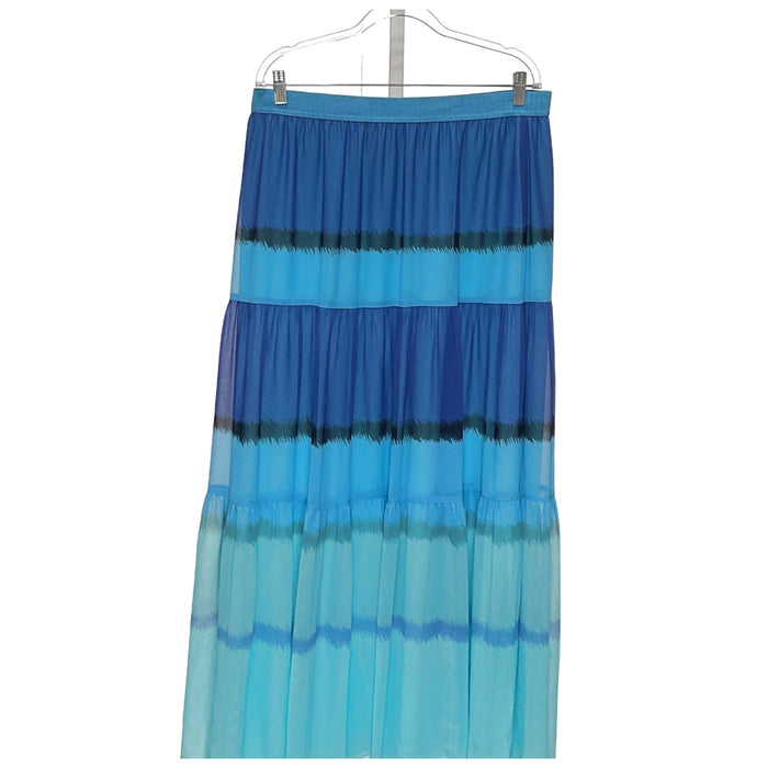 Ann Taylor Blue Maxi Skirt