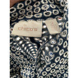 Chico's Blue Basic Blazer Size 2