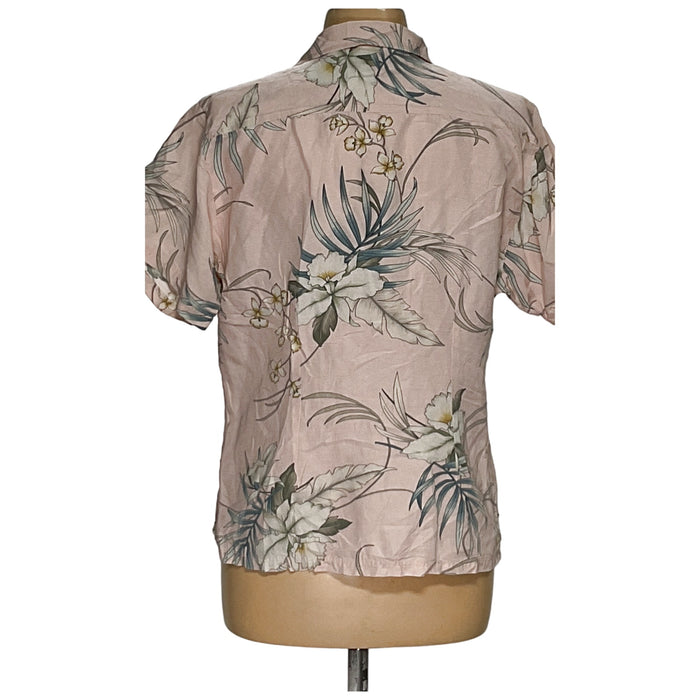 Tommy Bahama Multicolor Silk Button-Up Top - Women's L