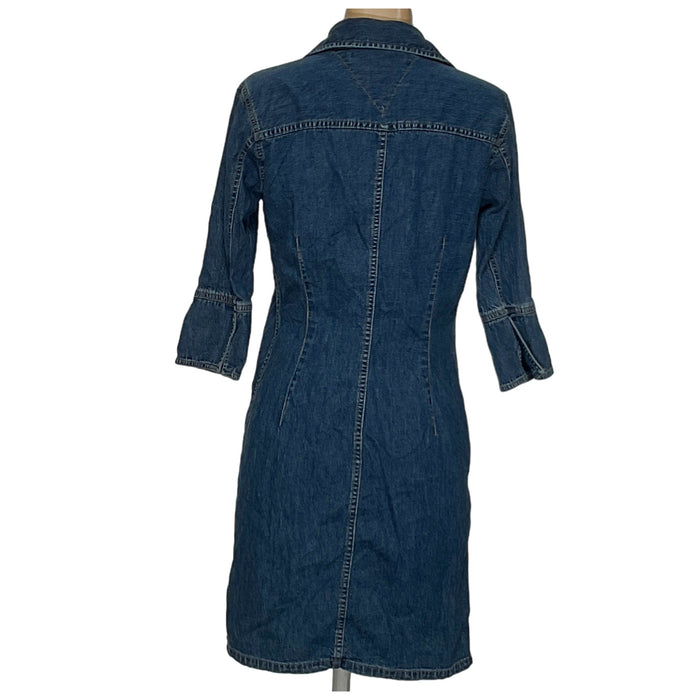 Tommy Hilfiger Blue Shirt Dress - Size 6