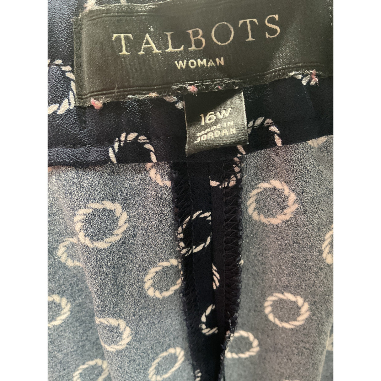 Talbots Blue Ankle Pants - Size 16W