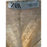 ZARA Women's Cream Acrylic Pullover