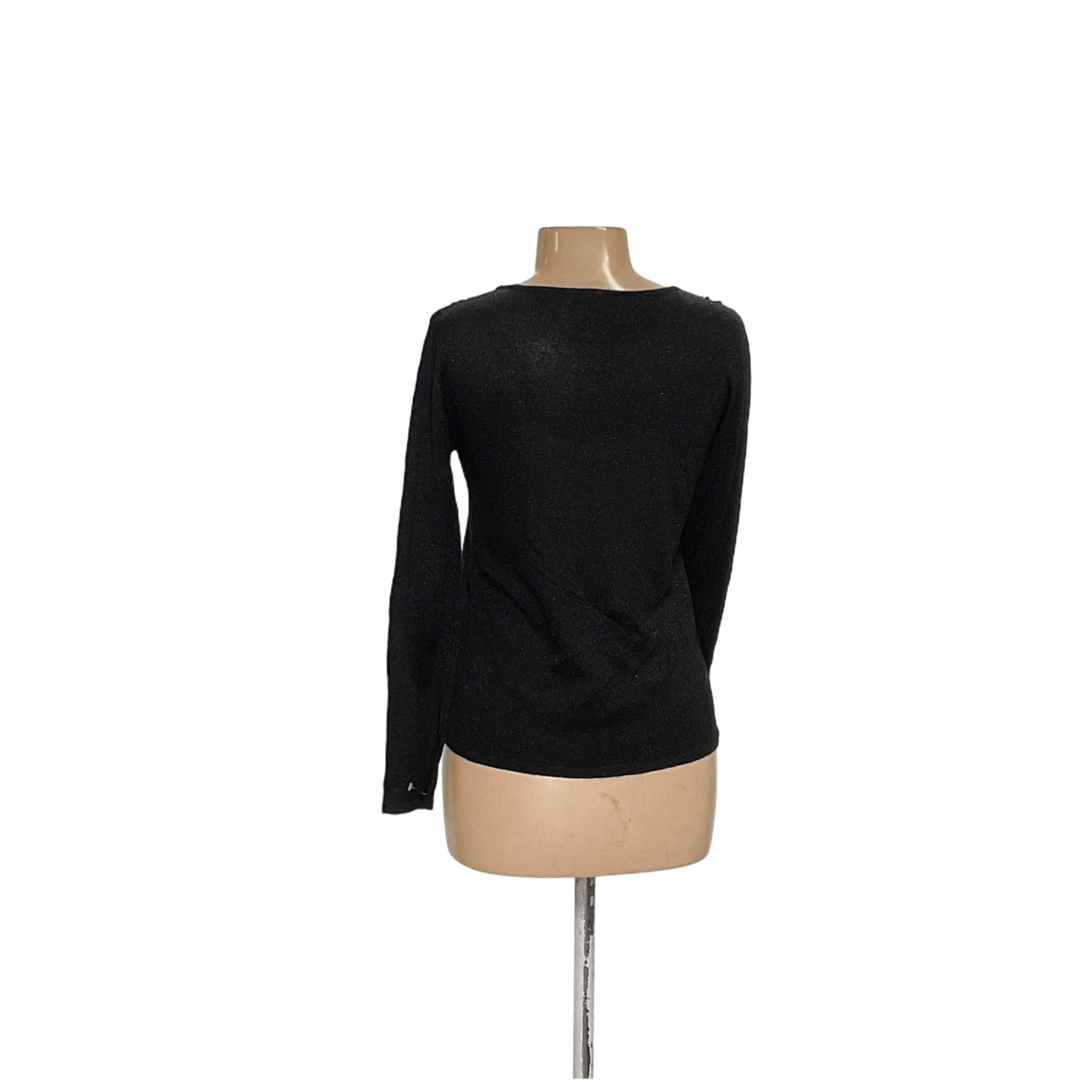 Chico's Black Rayon Blouse, Size 1