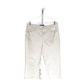 Democracy Cream Straight Jeans, Size 14