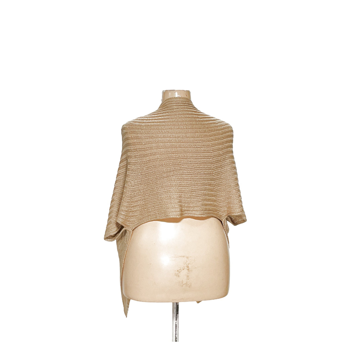 Chico's Beige Acrylic Cape Sweater - Women's S