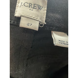 J. Crew Straight Black Cotton Jeans-Size 27