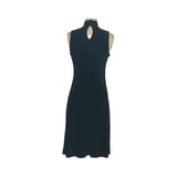 Coldwater Creek Black Midi Dress - Size 8