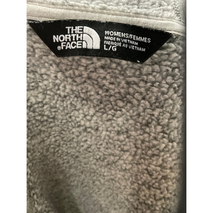 The North Face Women's Gray Full Zip Sweater, Size L