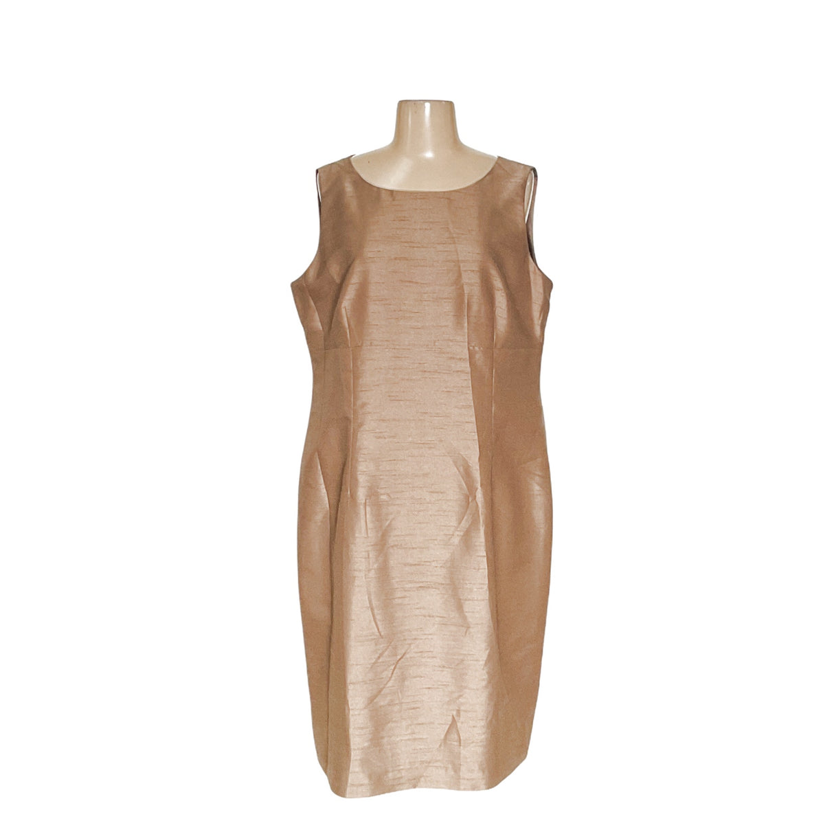 Kasper Brown Shift Dress - Size 14