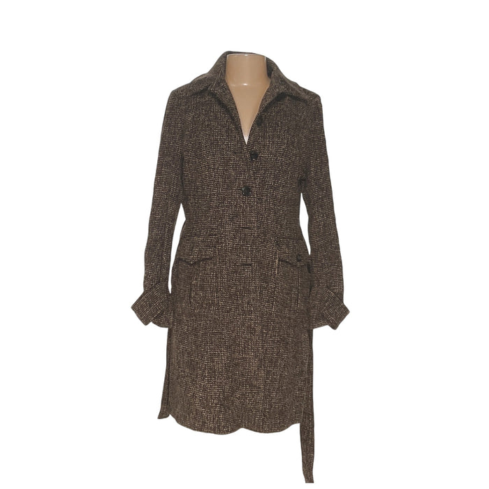 Ann Taylor Wool Trench Coat Size 10