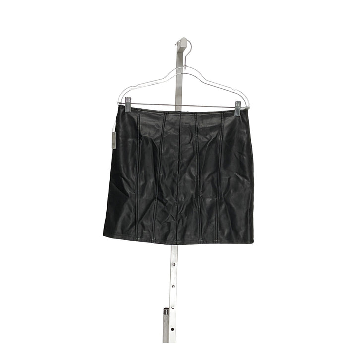 Free People Black Mini Skirt - Size 10