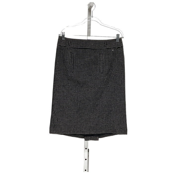 Ann Taylor Black A-Line Wool Skirt - Women's Size 8