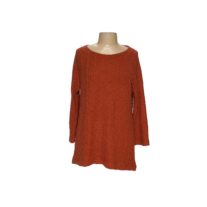 Soft Surroundings Brown Cotton Blouse - Women's L